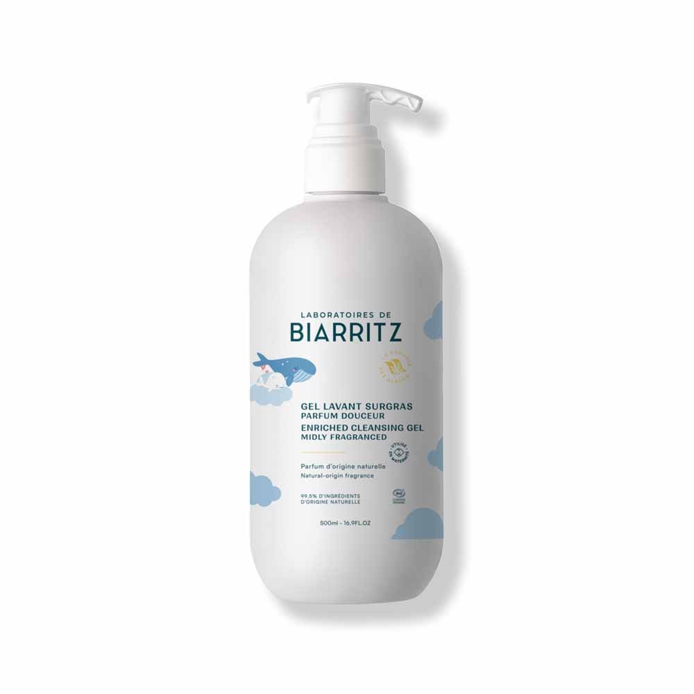 Laboratoires De Biarritz Baby care Super-fatted organic cleansing gel Gentle Scent for body and hair 500 ml