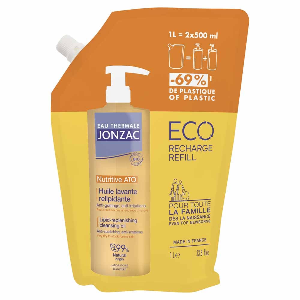 Eau thermale Jonzac Cleansing and replenishing shower oil 1000 ml