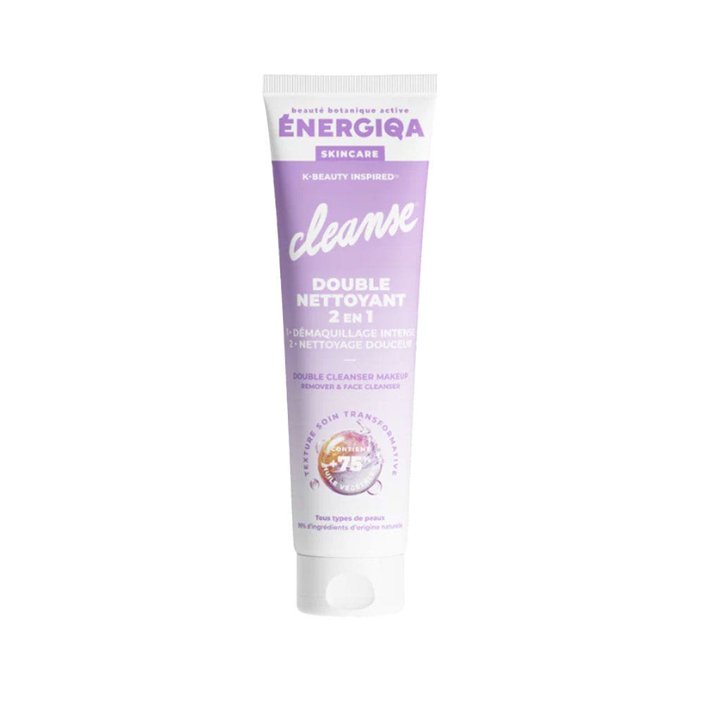 Energiqa 2-in-1 cleansing face wash 140 ml