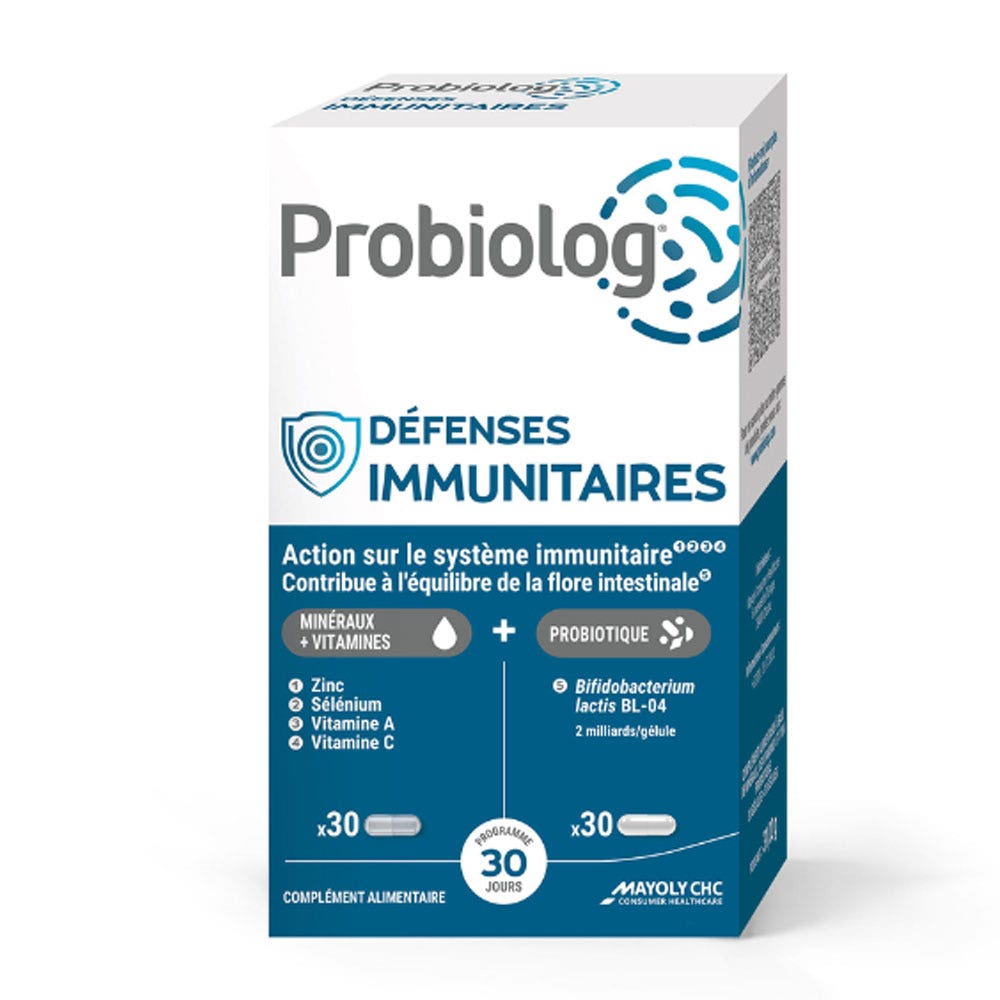 Mayoly CHC Probiolog Immune defences 2 x 30 capsules