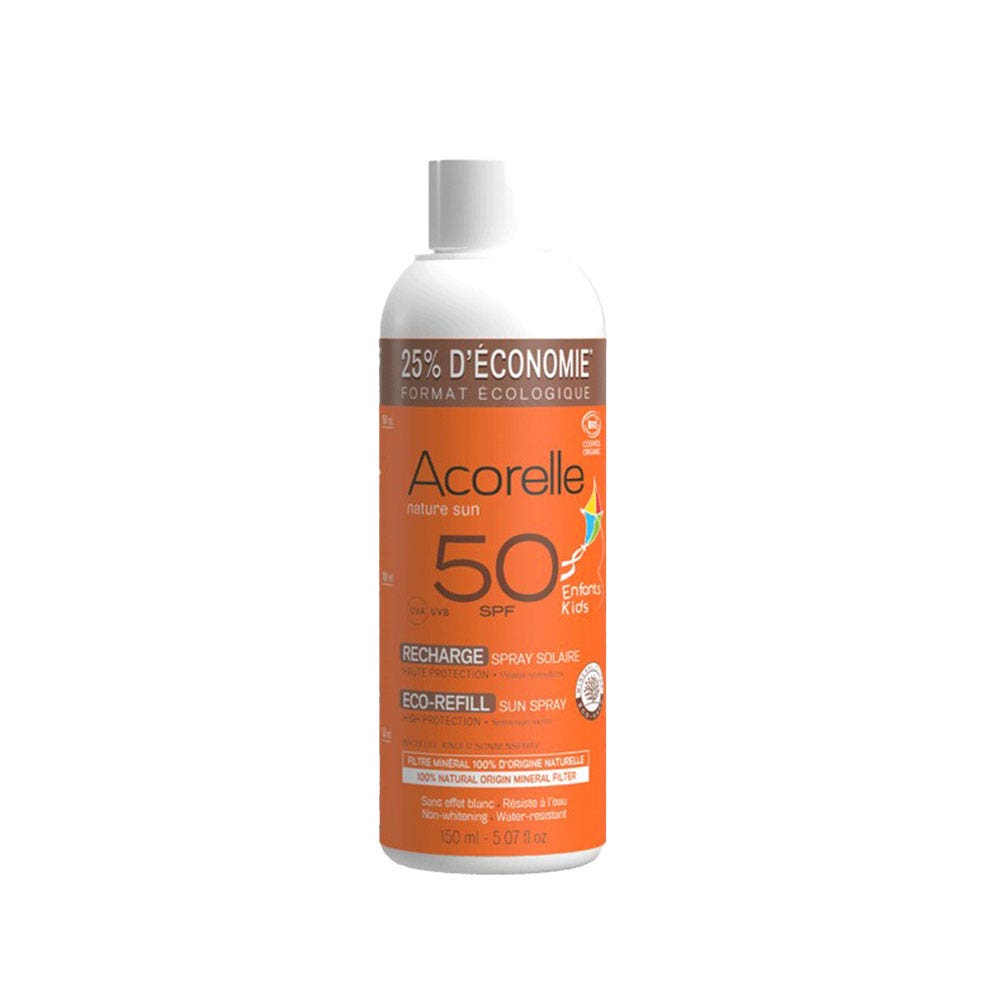 Acorelle Children's SPF50 sun spray refill 150 g