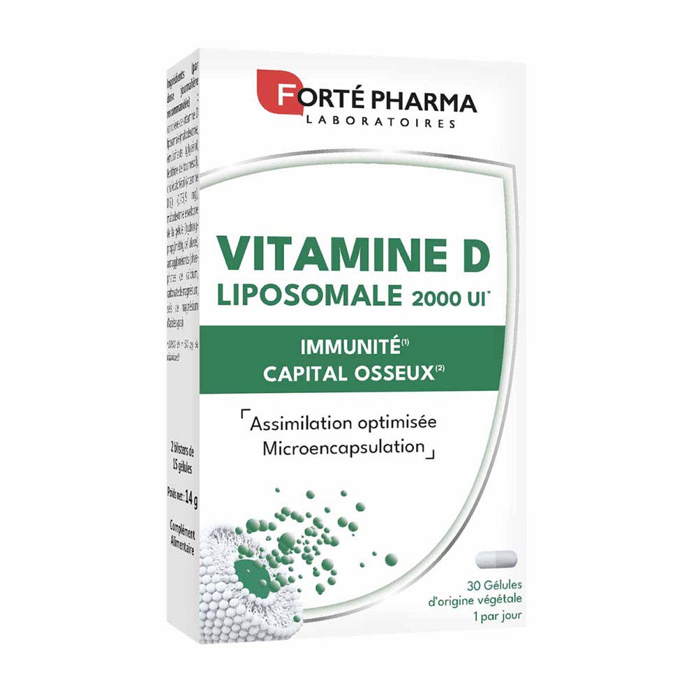 Forté Pharma Forté Royal Vitamin D liposomal 2000 UI immune and bone health 30 capsules