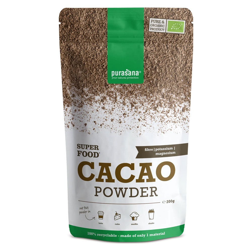 Purasana Organic Cocoa Powder 200 g