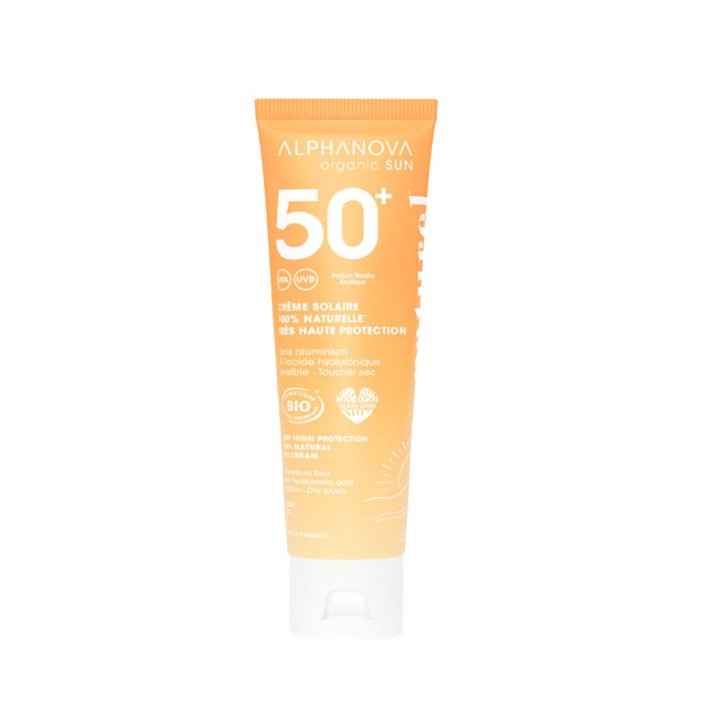 Alphanova Organic Sun Scented SPF50+ Sun Cream 50 g