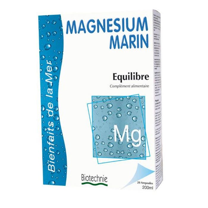 Marine Magnesium Balance 20 Ampulas Biotechnie