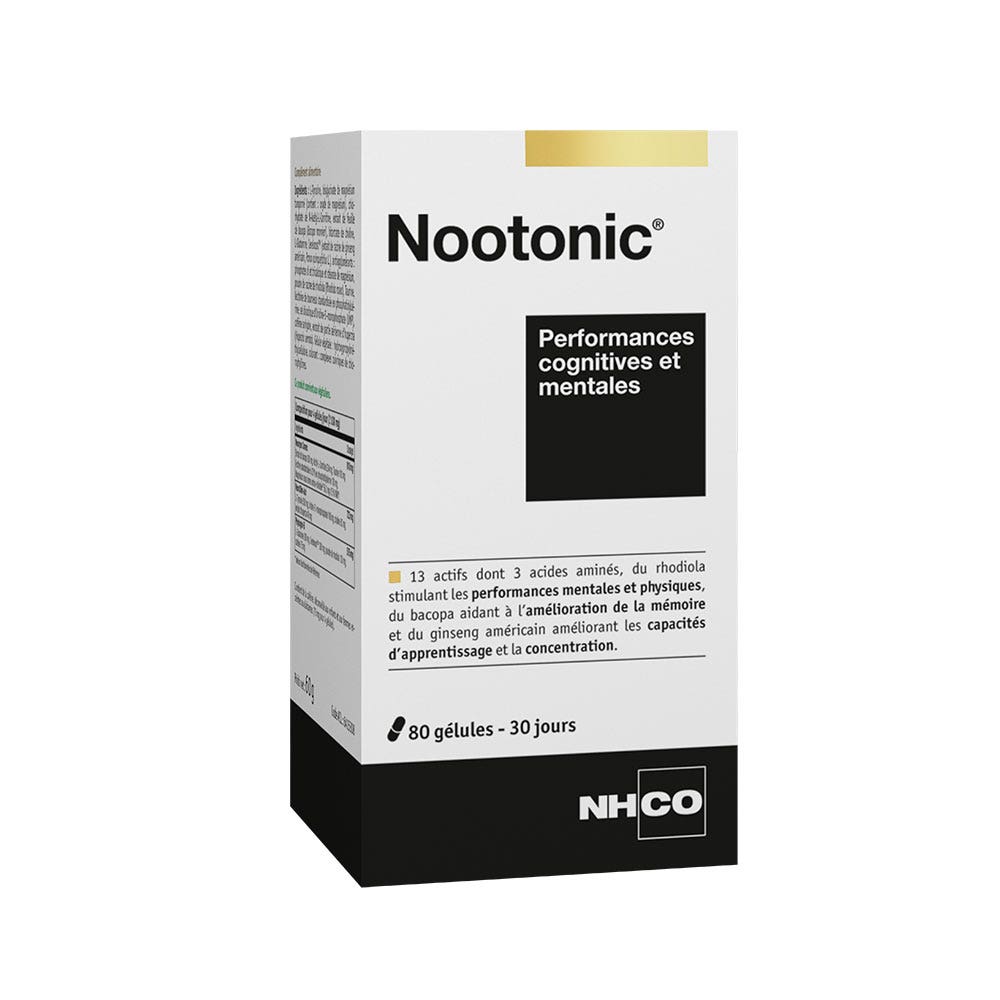 Nhco Nutrition Nootonic cognitive and mental performance 100 capsules