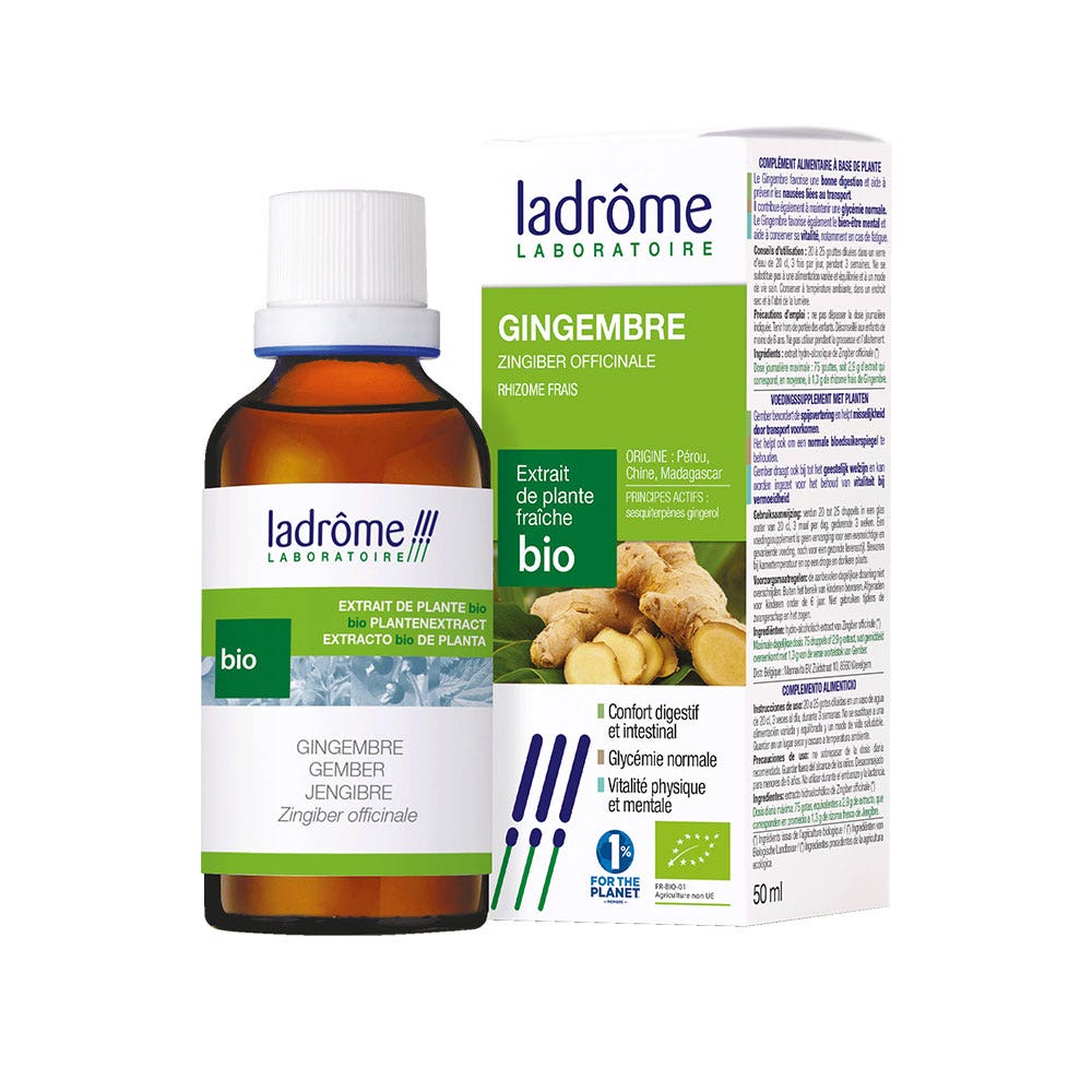 Ladrôme Fresh ginger rhizome extract 50 ml