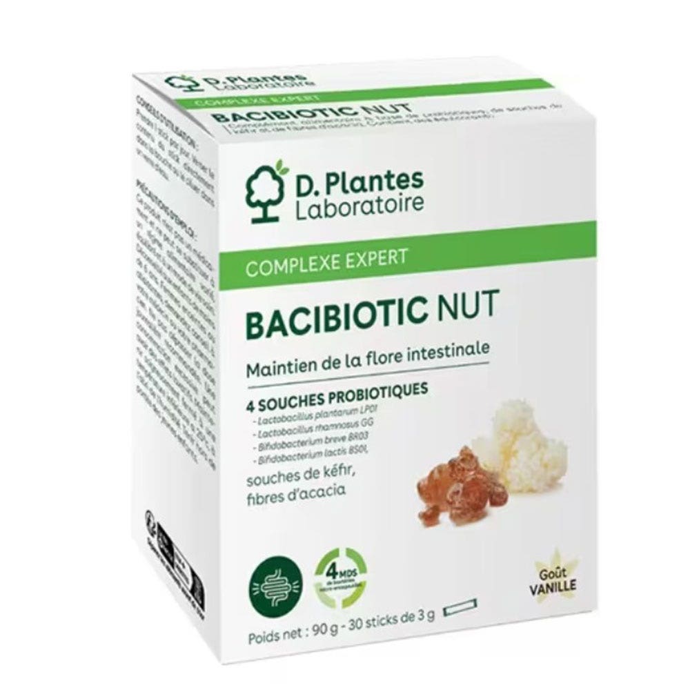 D. Plantes Probiotics and prebiotics 30 x 3 g sticks