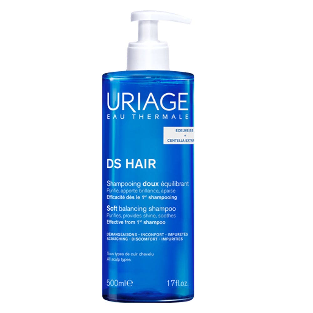Uriage D.S Gentle balancing shampoo gentle balancing formula for all hair types 500 ml