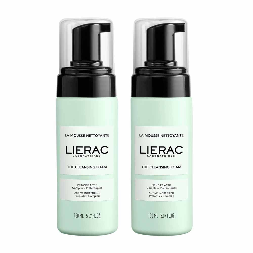 Lierac Make-up Removers Foaming cleansing mousse suitable for all skin types 2 x 150 ml