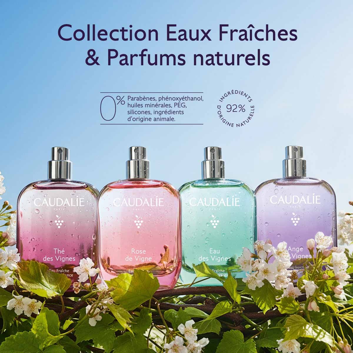Caudalie The Des Vignes Fresh water 50 ml - Easypara