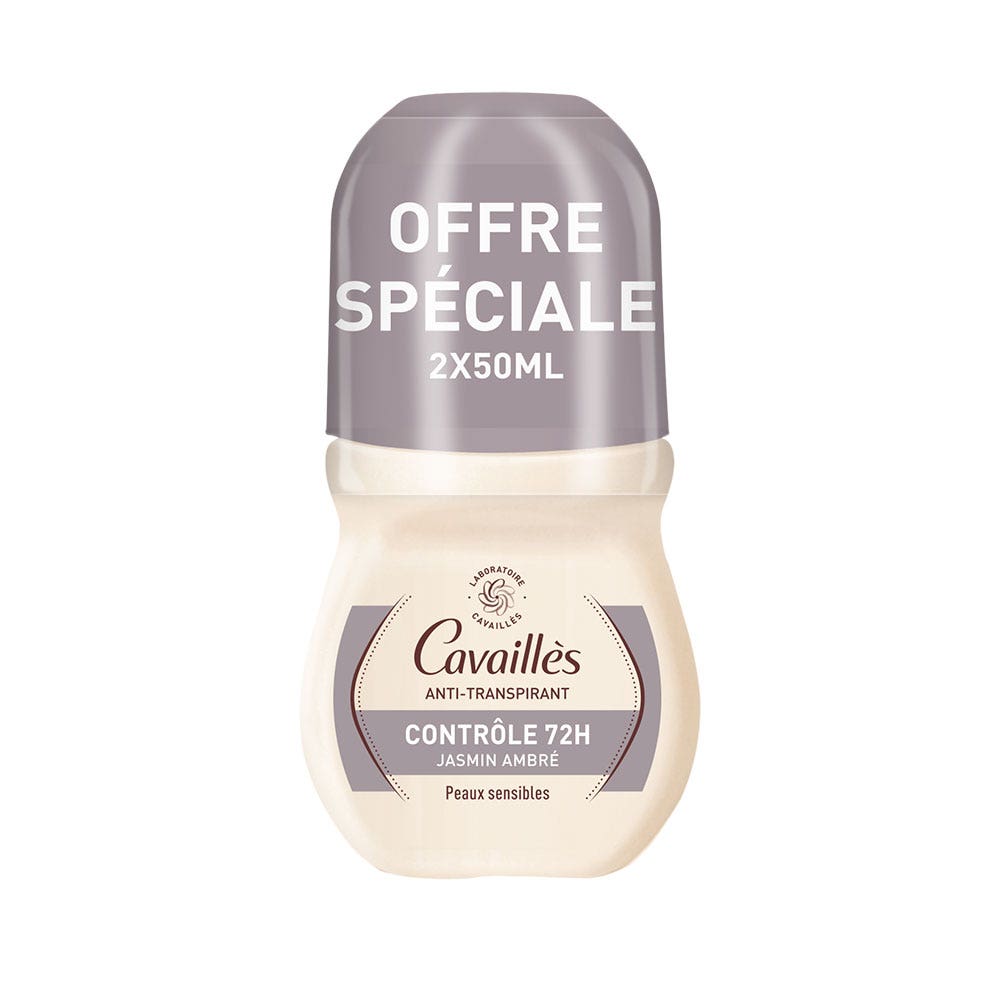 Cavaillès Intense LP Anti-perspirant deodorant 72h 2 x 50 ml