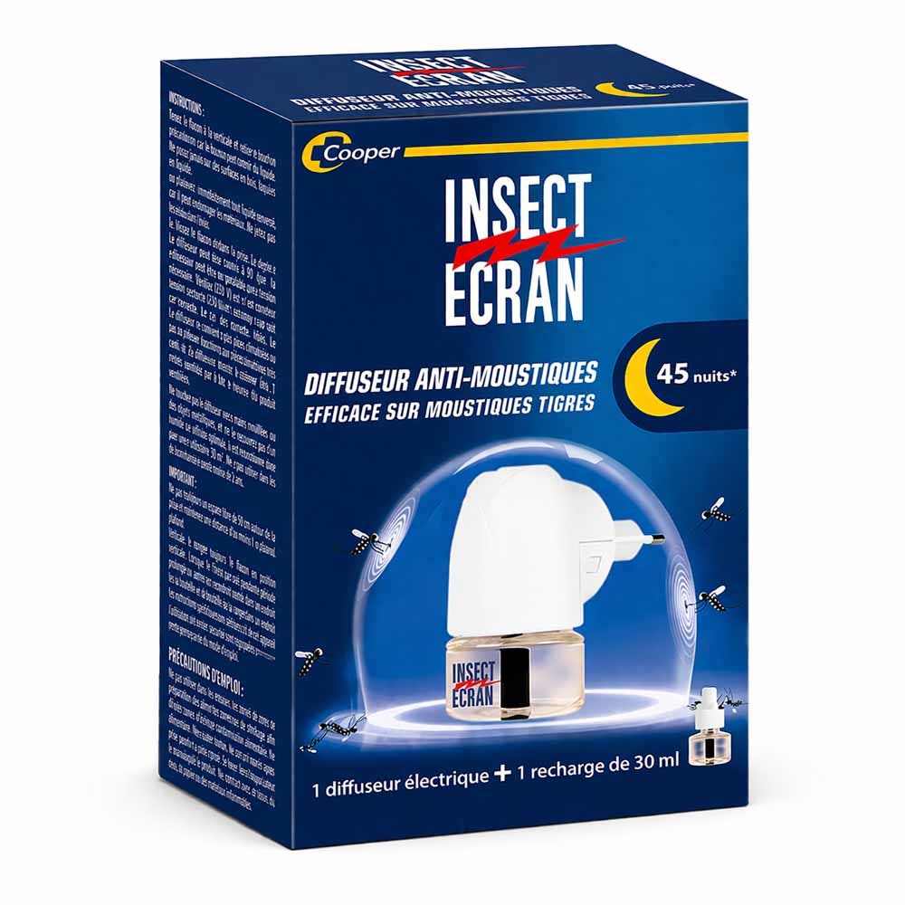 Insect Ecran Diffuseur Insecticide Electrique + Recharge 30ml