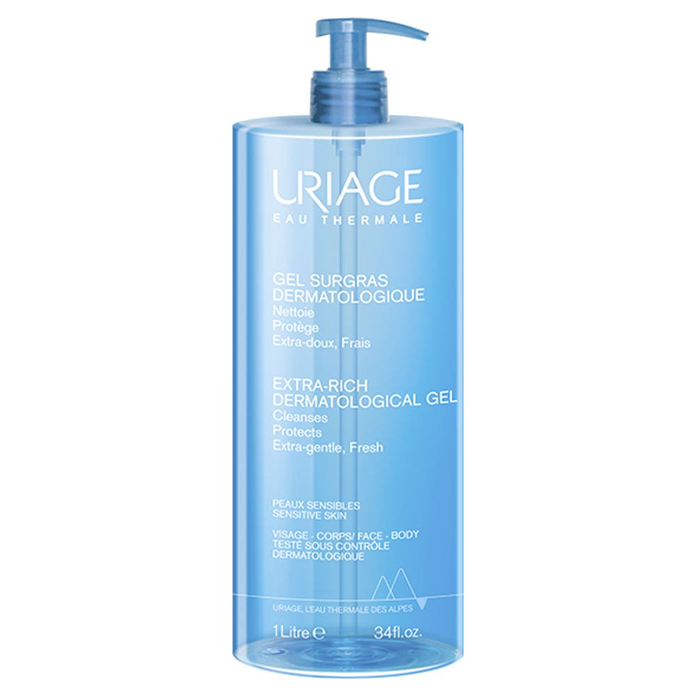 Uriage Hygiene Dermatological Super-Fatted Shower Gel sensitive skin 1 l