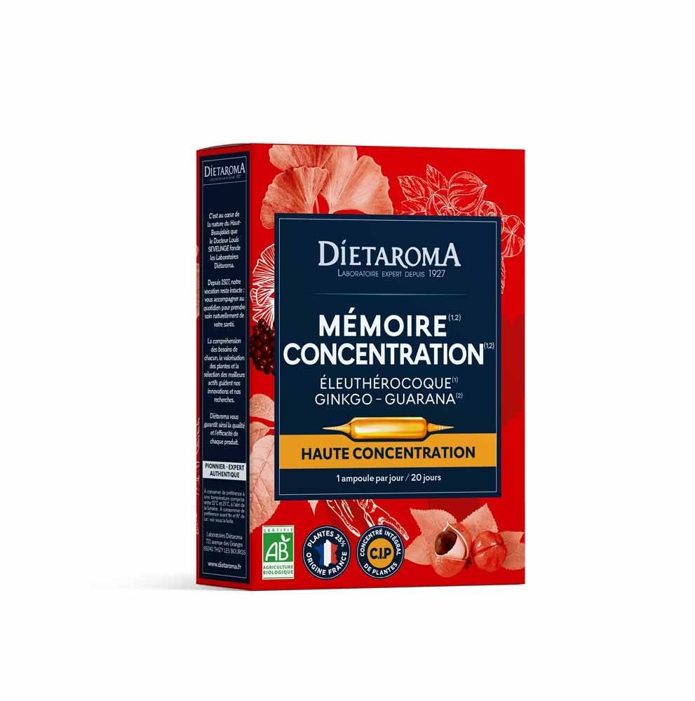 Dietaroma Memory and concentration 20 ampoules