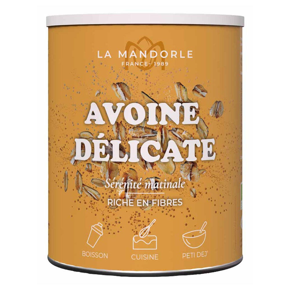La Mandorle Avoine Délicat Poudre Fibres 400g