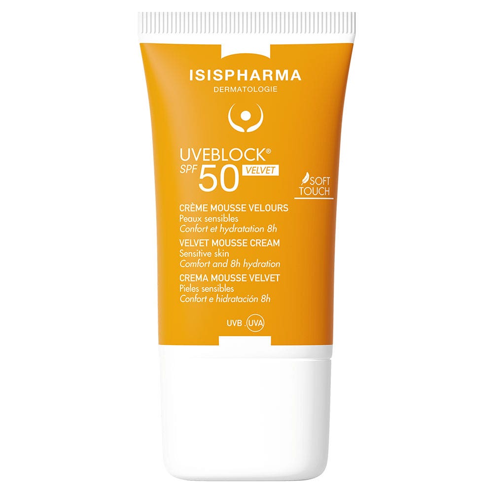 Isispharma Uveblock Velvet Mousse Cream SPF50 40 ml
