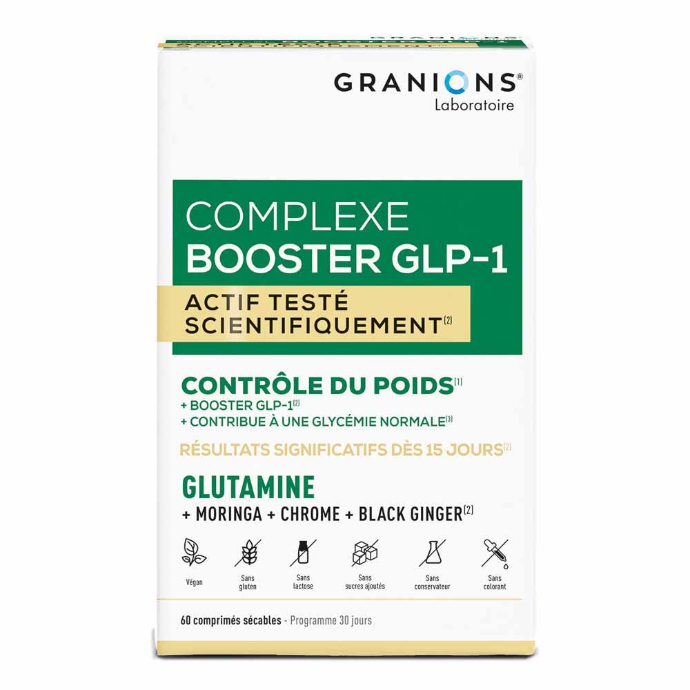 Granions L-Glutamine 3000 mg flat stomach and digestion support 120 tablets