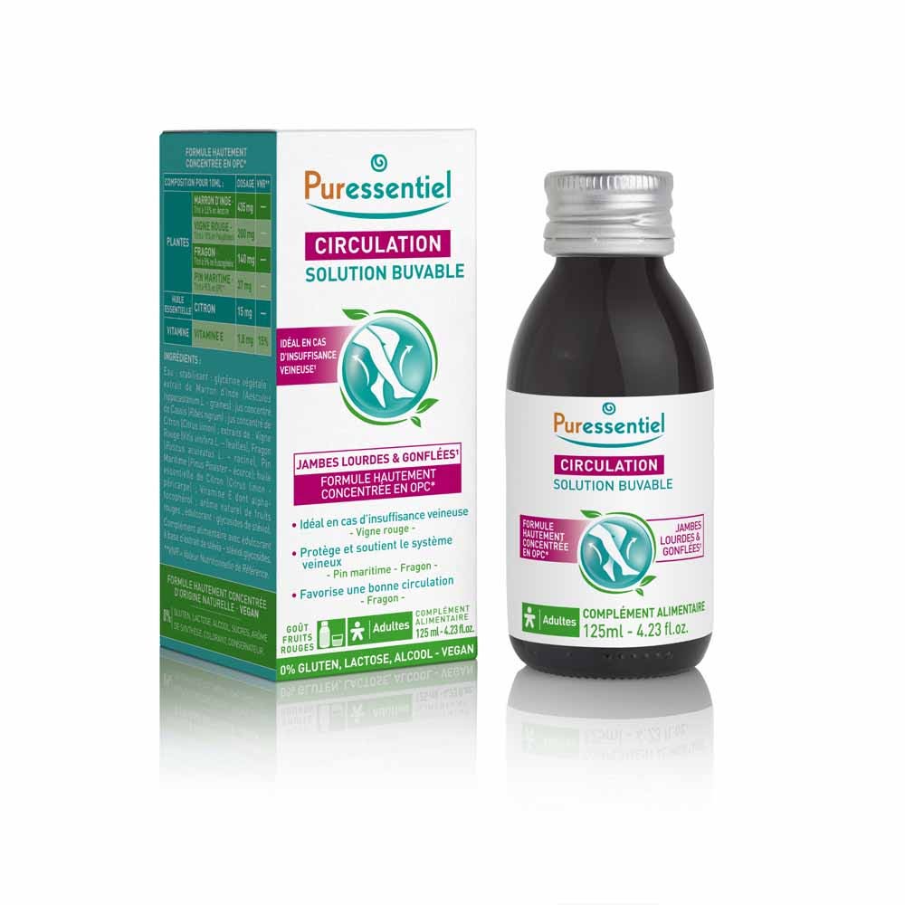 Puressentiel Circulation Drinkable solution 125 ml