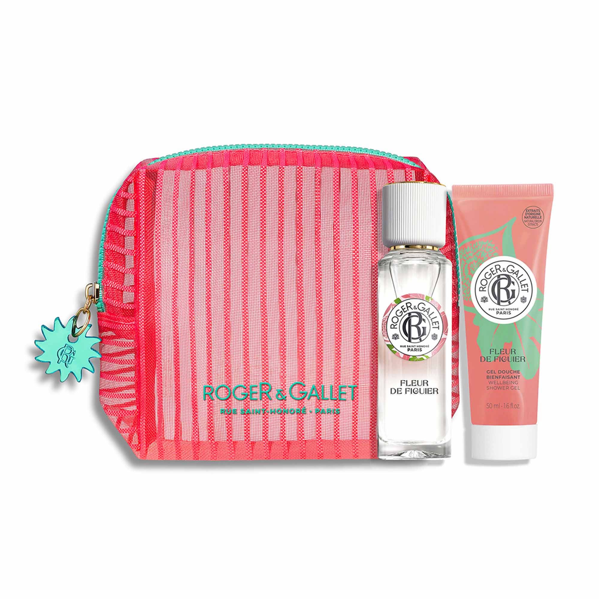 Roger & Gallet Summer Fig Flower Scented Water + Shower Gel Set 30ml