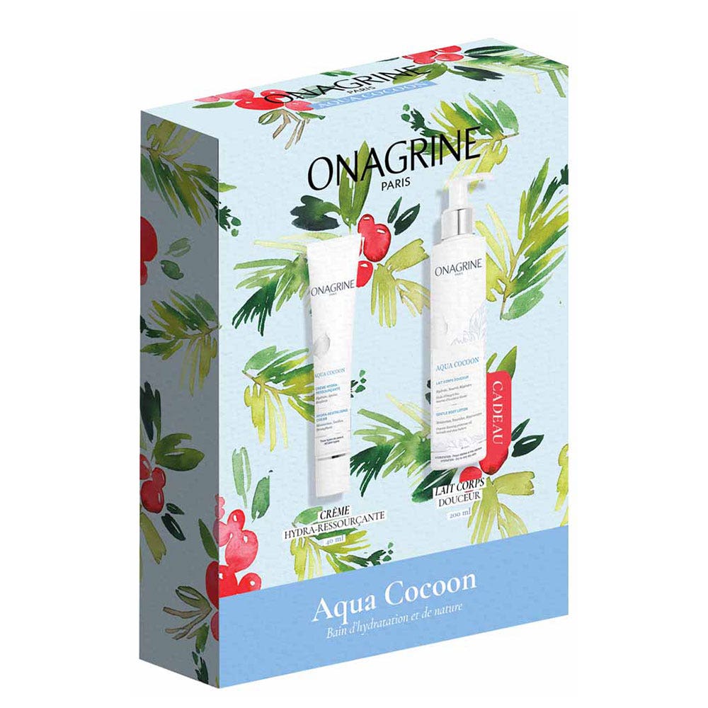 Onagrine Aqua Cocoon Hydra Ress face cream 40 ml and free body lotion 200 ml