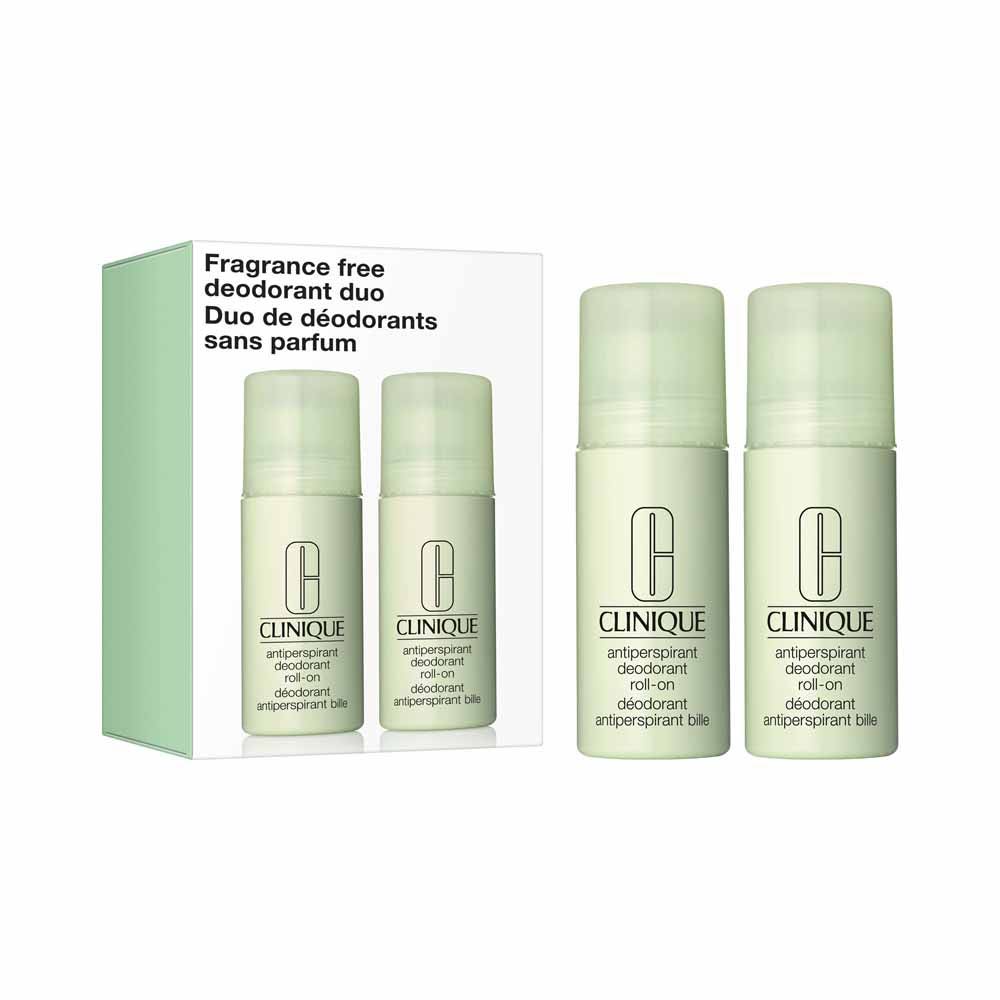 Clinique Fragrance-free roll-on deodorant duo 150 ml