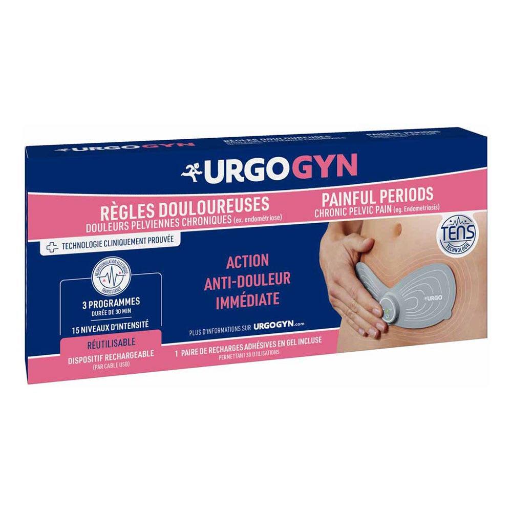 Urgo Urgogyn Rechargeable TENS patch for painful periods