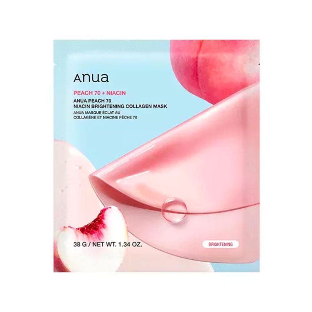 Anua Peach 70 niacin brightening collagen masque 152 g