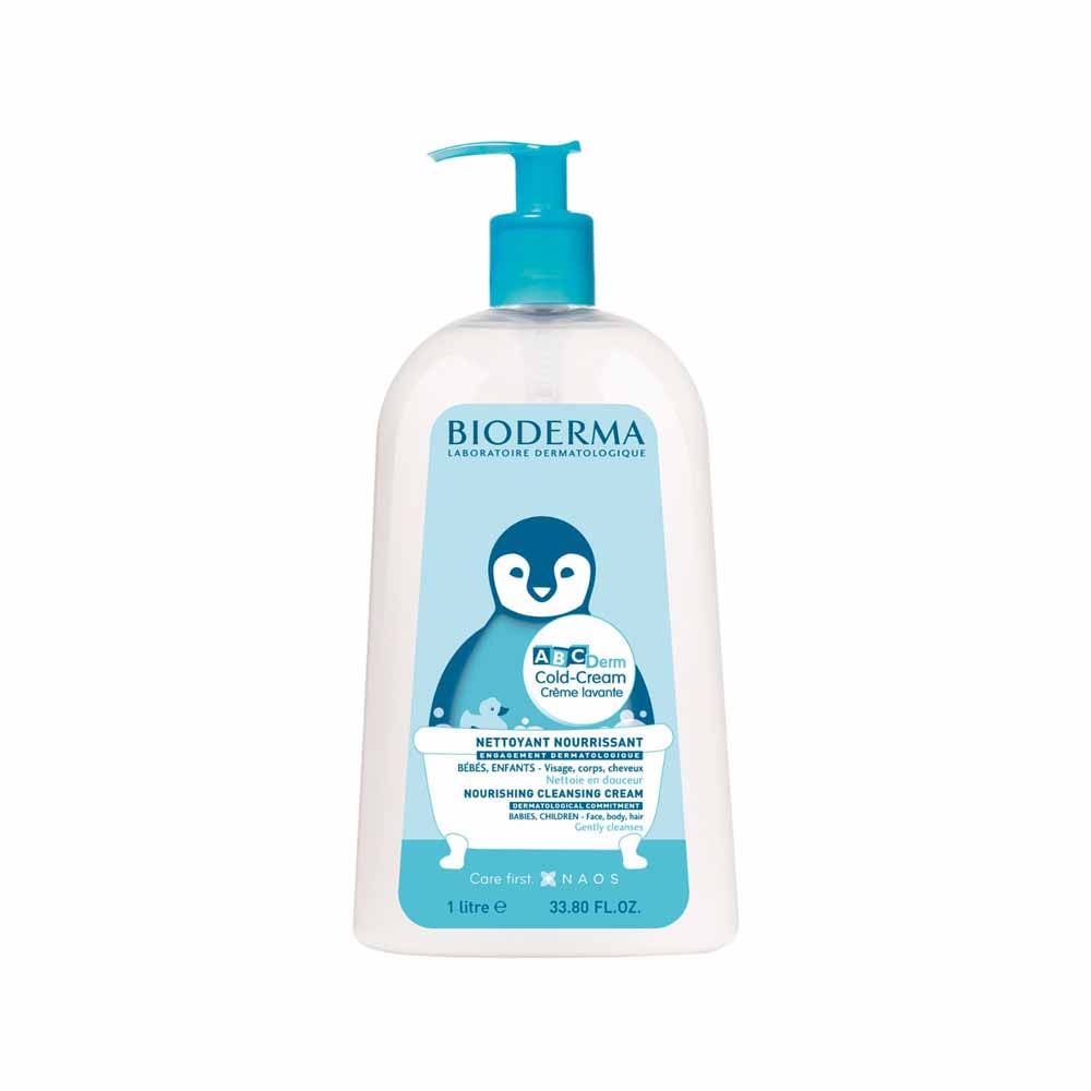 Bioderma Abcderm Baby and child wash cream old Cream Nourishing cleanser 1l