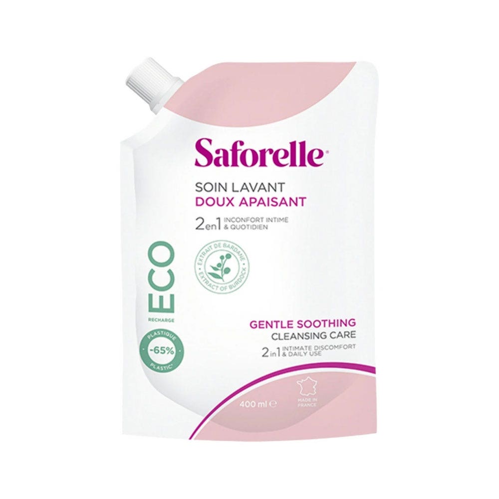 Saforelle Eco-recharge Gentle Cleansing Care 400ml