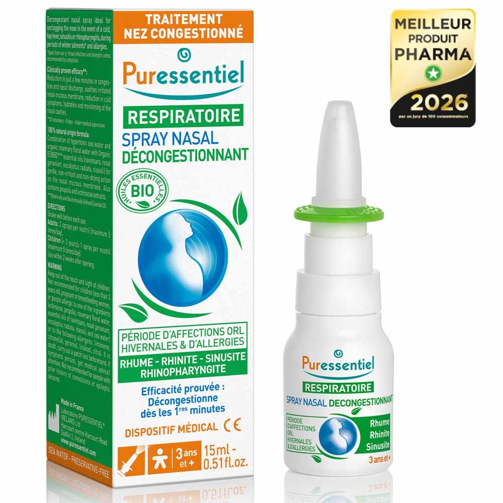 Puressentiel Respiratory Nasal Breathing Spray 15ml