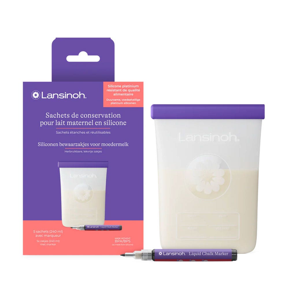 Lansinoh Silicone storage bags 5 x