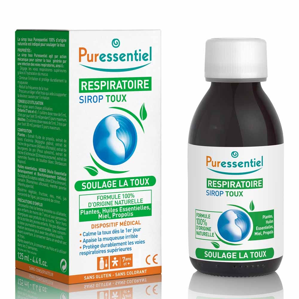 Puressentiel Respiratory Respiratory cough syrup 125 ml