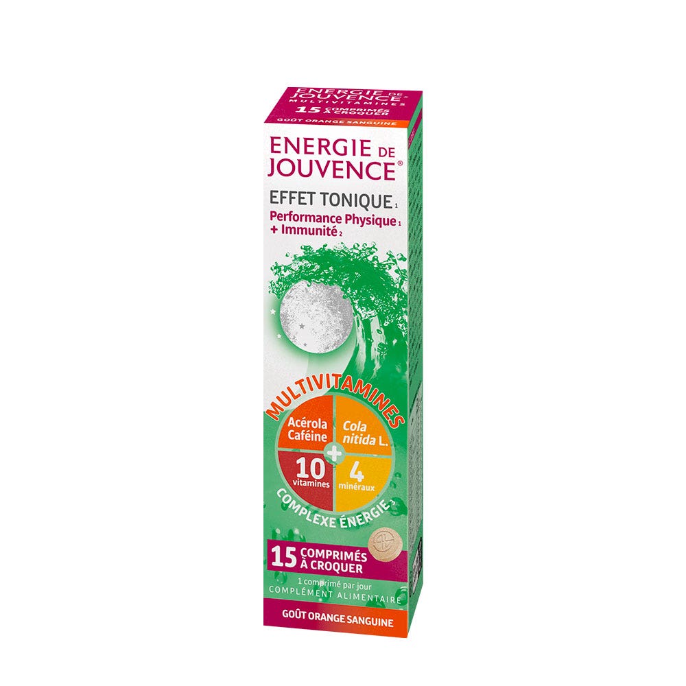 Jouvence Energie Toning Effect x15 chewable tablets