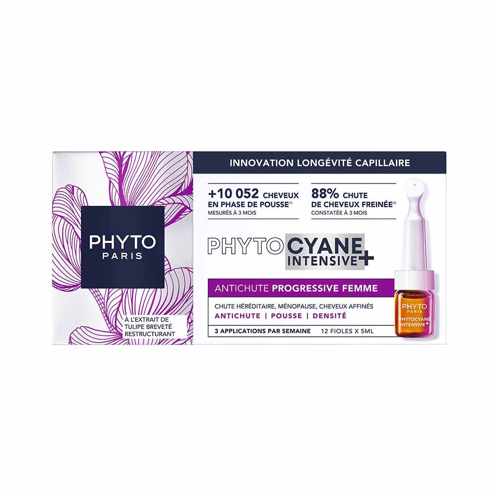 Phyto Paris Phytocyne Phytocyane Intensive+ progressive hair loss women 12 ampoules