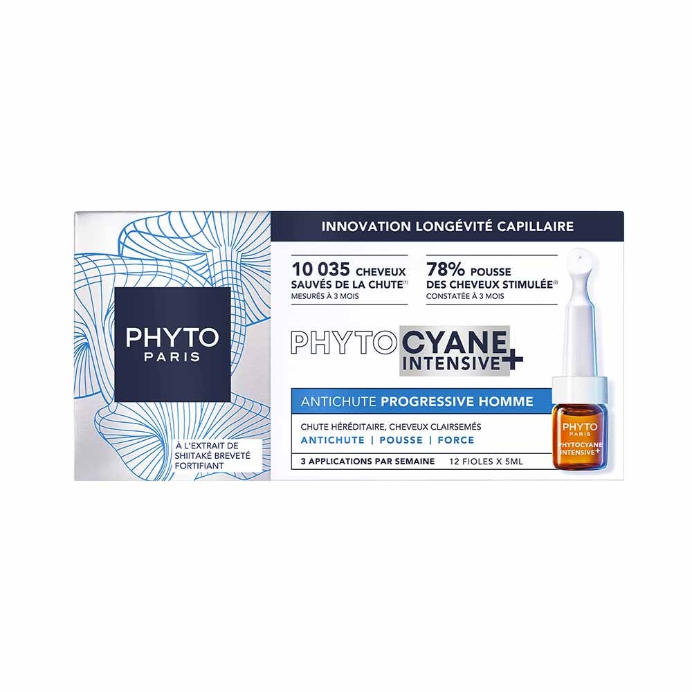 Phyto Paris Phytocyne Phytocyane Intensive+ Progressive Hair Loss for Men 12 ampoules
