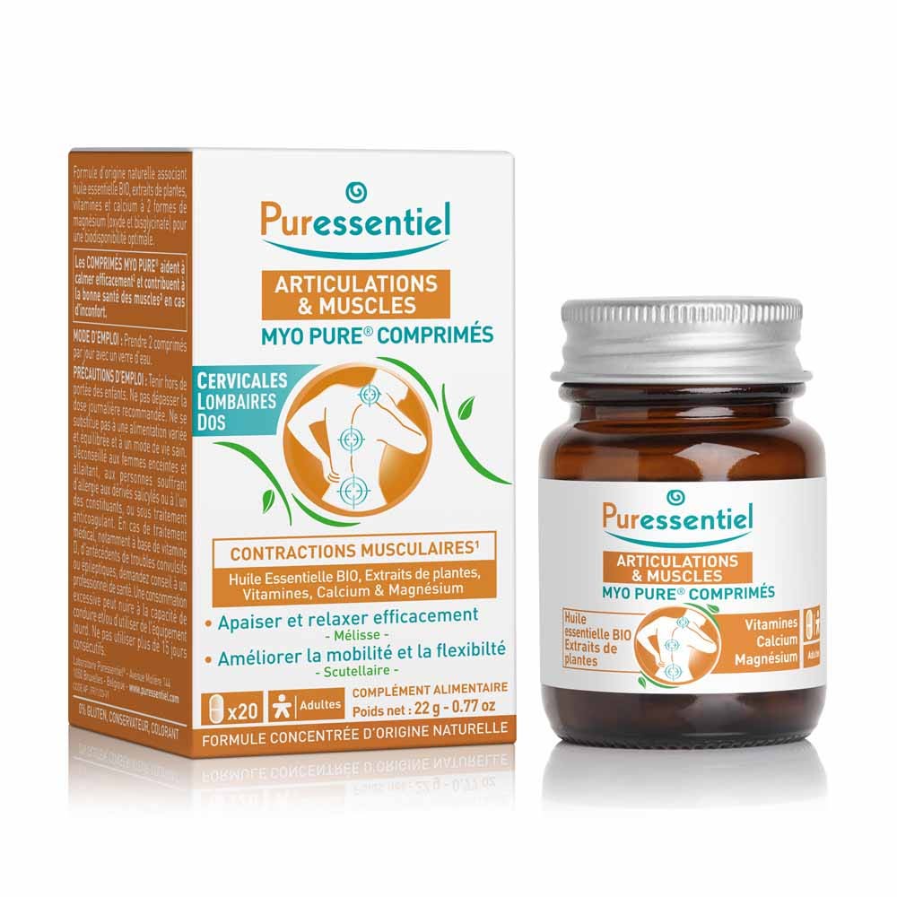 Puressentiel Joints & Muscles Myo Pure Muscle Contractions 20 tablets