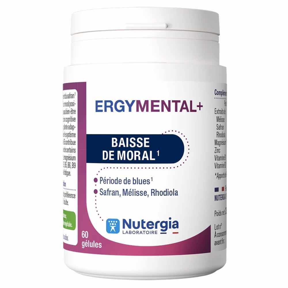 Nutergia ERGYMENTAL+ low mood 60 capsules