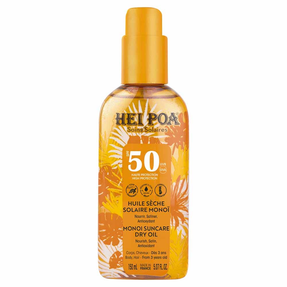 Hei Poa Sun Care Heipoa Dry Oil With Monoi And Tiare Spf50 150ml