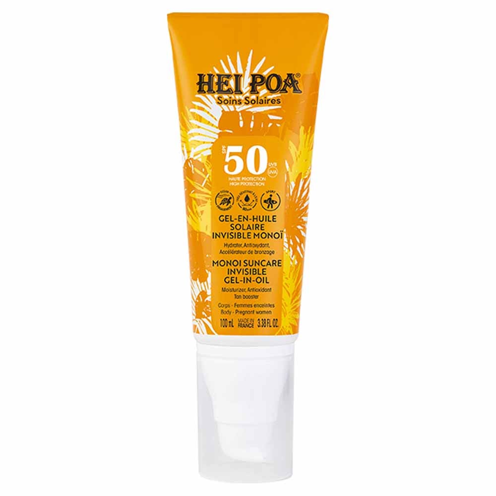 Hei Poa Invisible SPF50 sun oil-gel with monoï 100 ml
