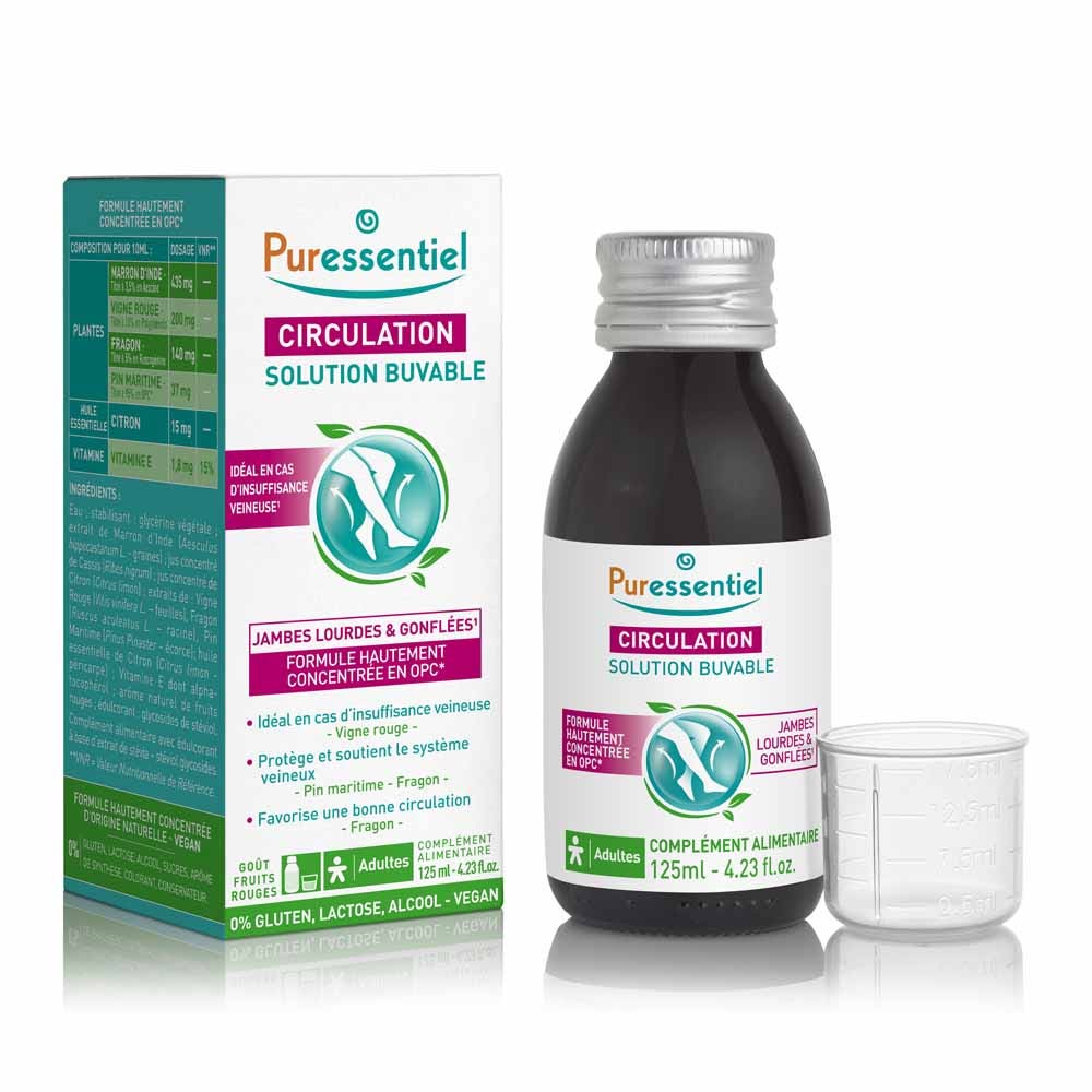 Puressentiel Circulation Drinkable solution 125 ml