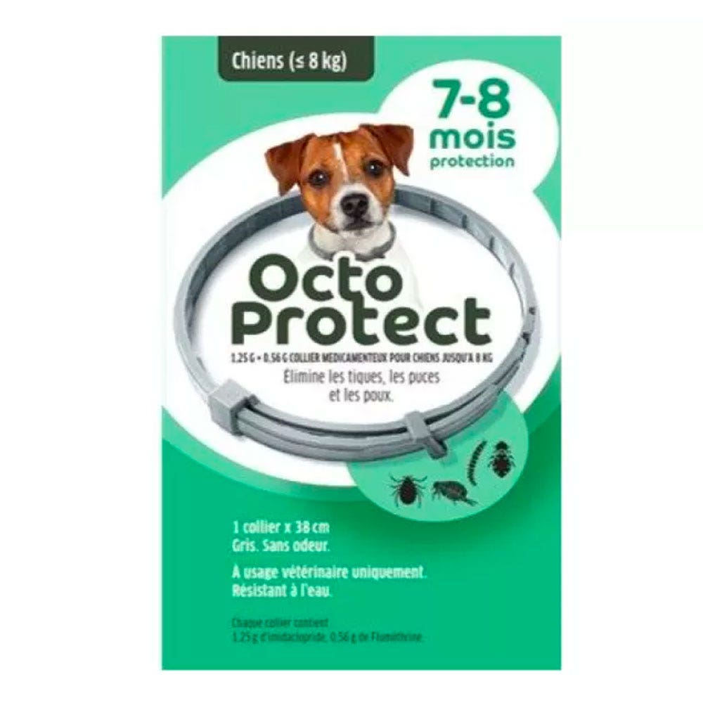 OctoProtect Small Dog Collar Ticks, Fleas and Lice 1 x 1