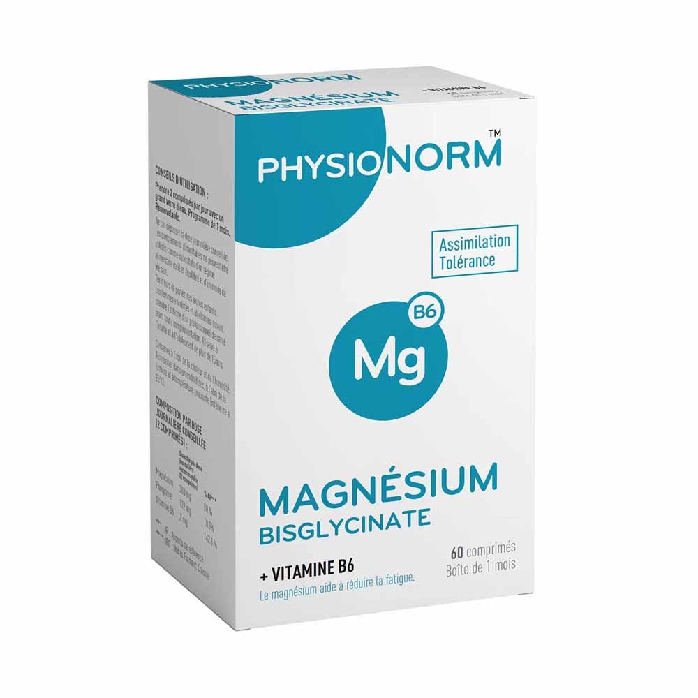 Laboratoire Immubio Physionorm magnesium bisglycinate 60 tablets