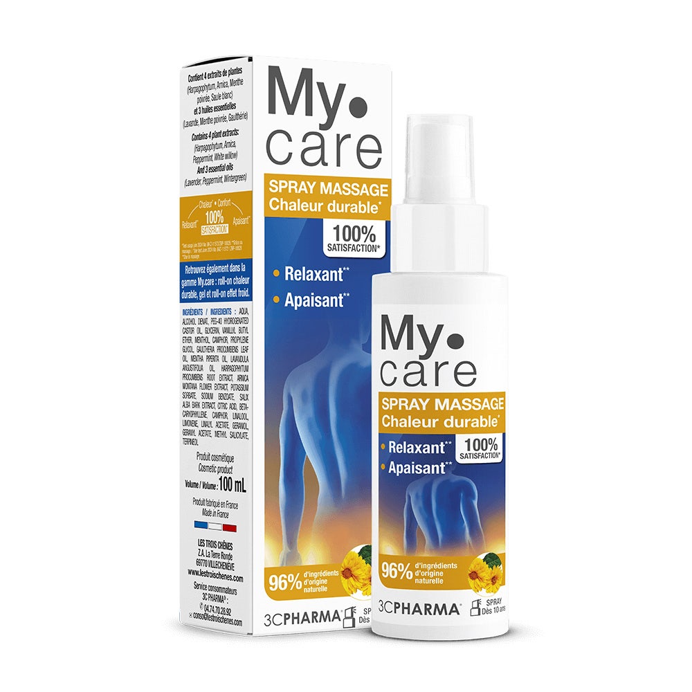 3C Pharma My.Care Long-lasting heat massage spray 100 ml