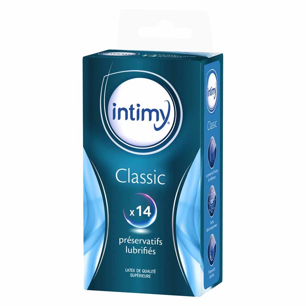 Intimy Classic Lubricated condoms 14 units