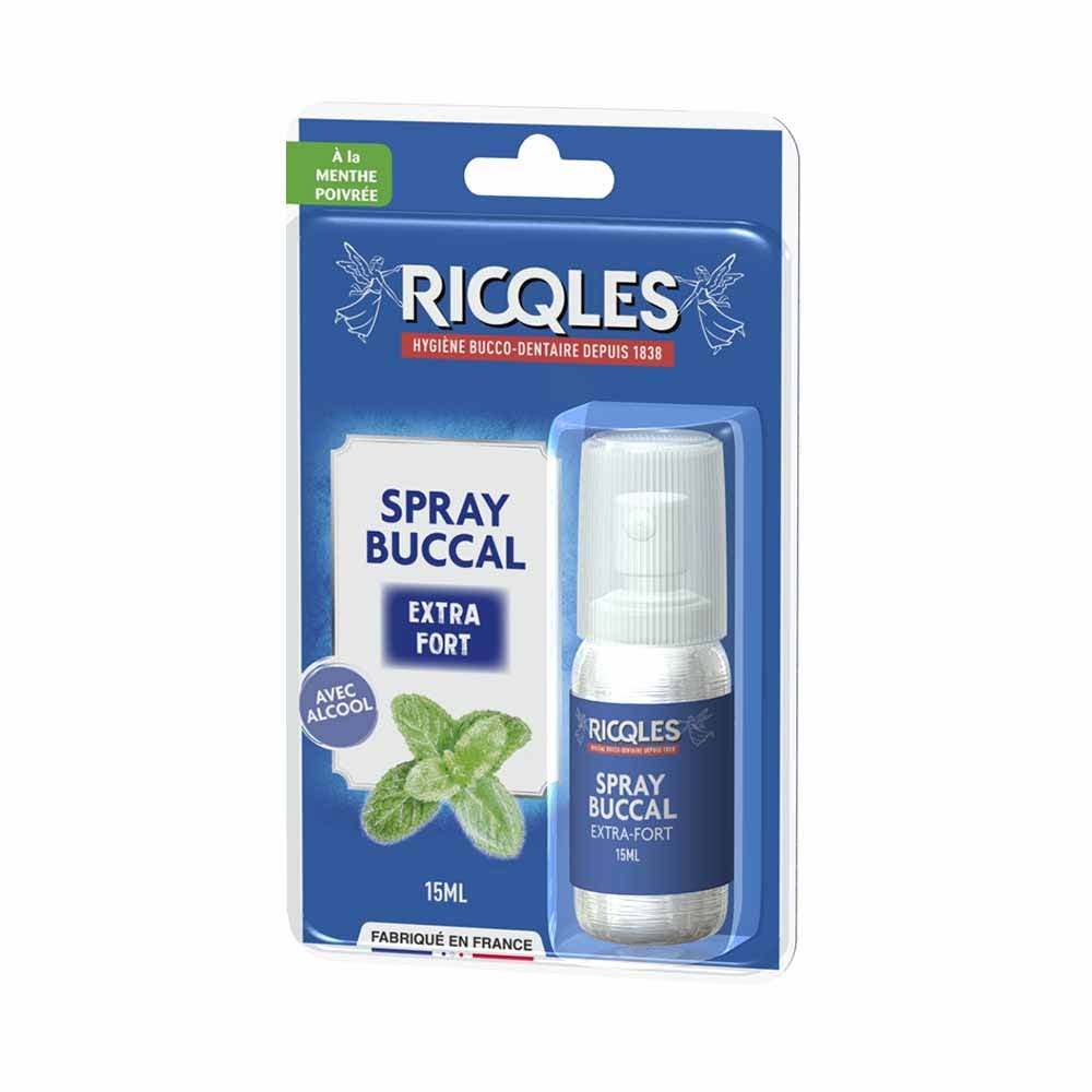 Ricqles Peppermint mouth spray with alcohol 15ml