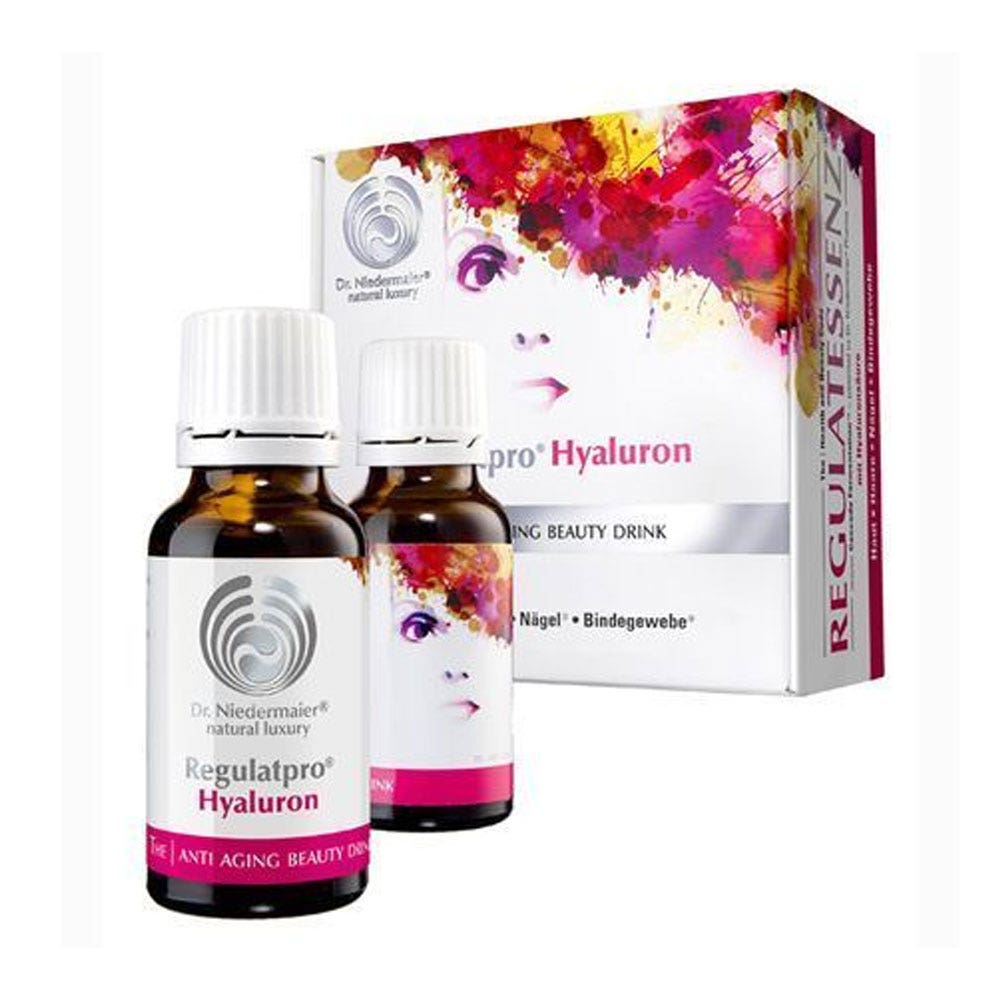 Regulatpro Hyaluronic acid with vegan hyaluronic acid skin hair nails 20 x 20ml bottles
