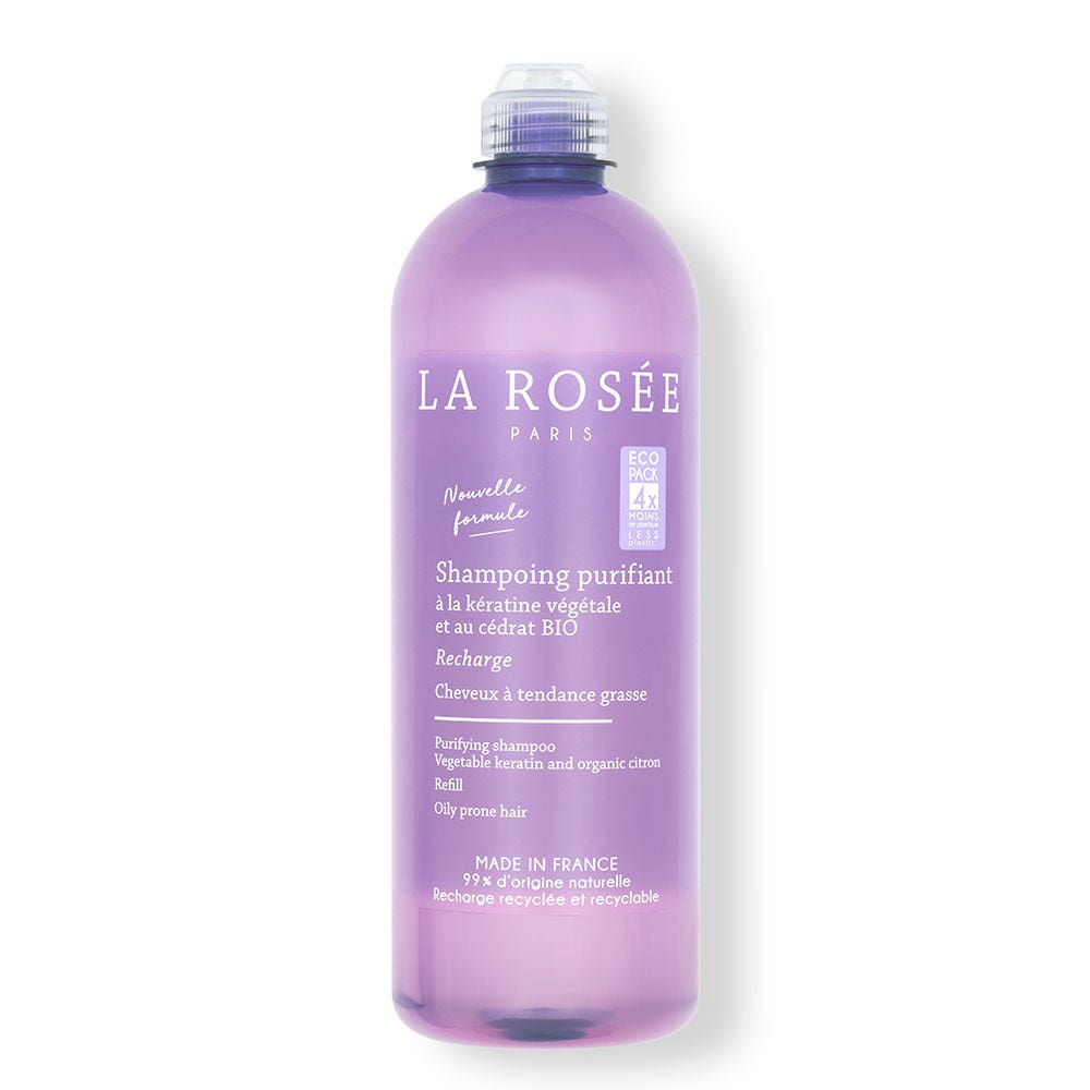 LA ROSÉE Purifying shampoo refill for oily-prone hair 400 ml