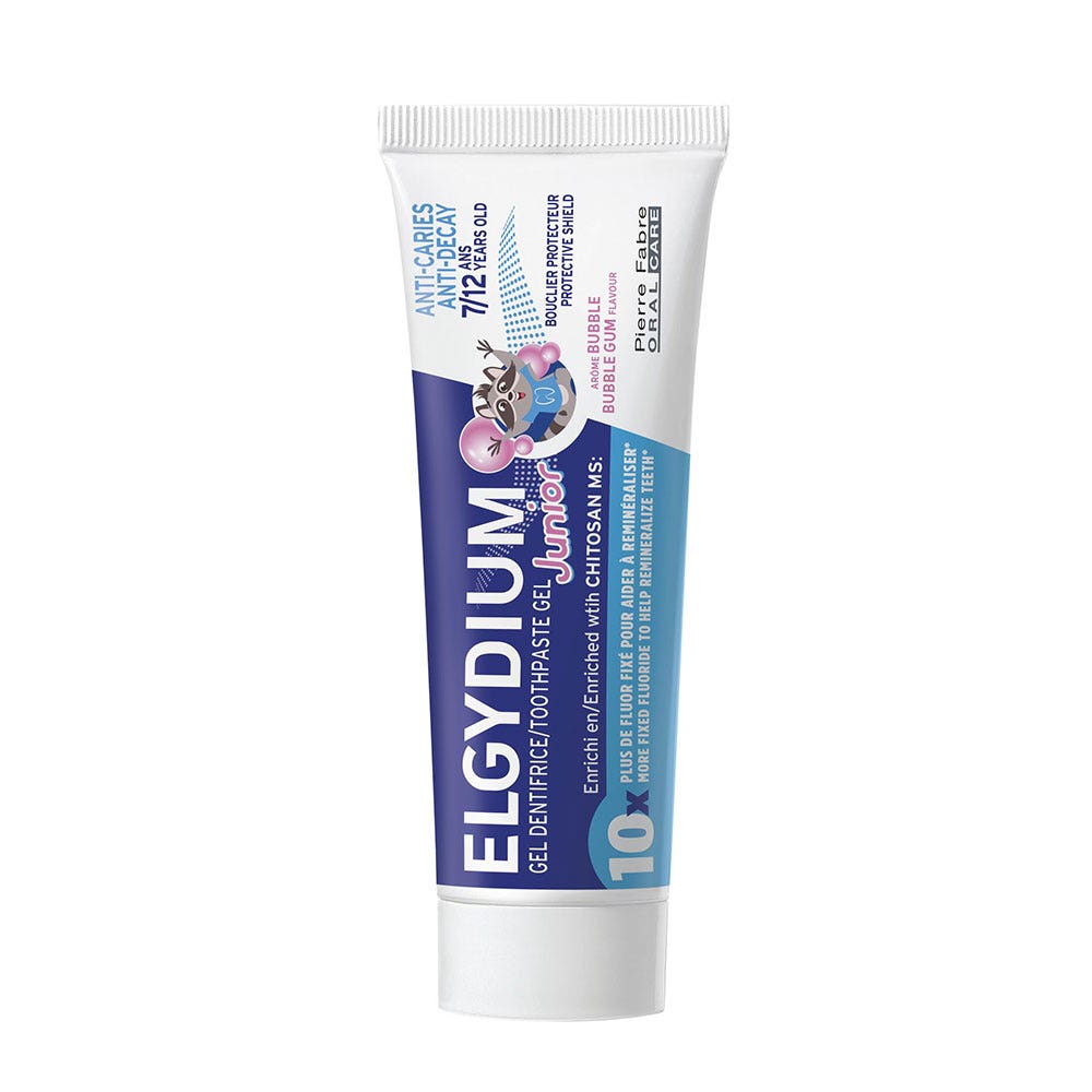 Elgydium Junior toothpaste gel bubble flavour 50 ml
