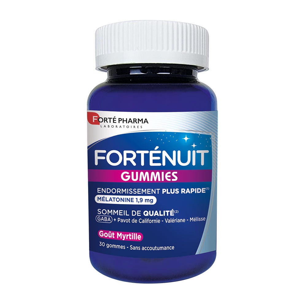 Forté Pharma Forté Night Sleep 8H Melatonin & Herbs 30 chewable tablets